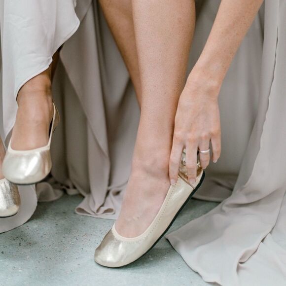 Lot of 2 pairs Rescue Flats Ballet Flats Size Large - Picture 2 of 14